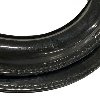 Dior/christian Dior Handbag Lady Dior Large Bag Gray And Black Wool Leather