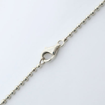 Tiffany & Co Roman Cross Ball Chain Silver 925 Ladies 13.2g Necklace