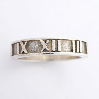 Tiffany & Co Ring Atlas Silver 925 Size 9 Ladies