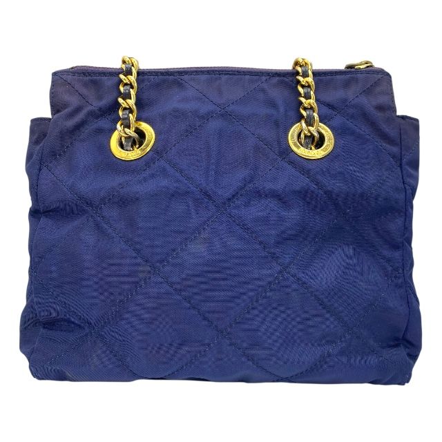 Prada Shoulder Bag Chain Bag Double Chain Shoulder Crossbody Triangle Logo