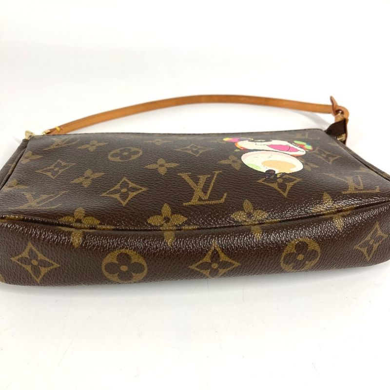 Louis Vuitton Shoulder Bag Pochette Accessoire M51981 Monogram Canvas Brown