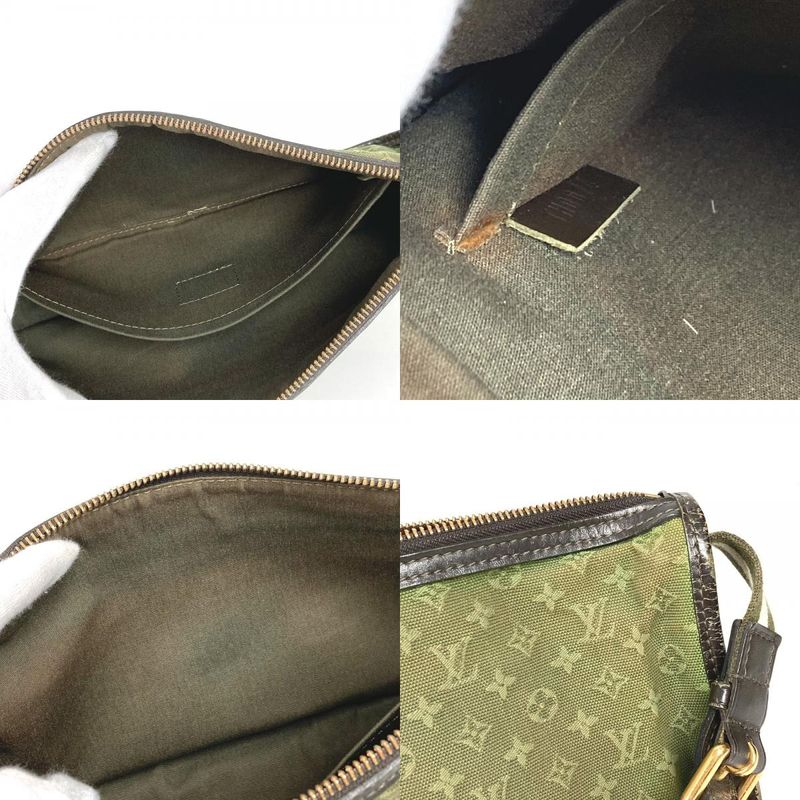 Louis Vuitton Shoulder Bag Catrine M92332 Monogram Mini Canvas Khaki