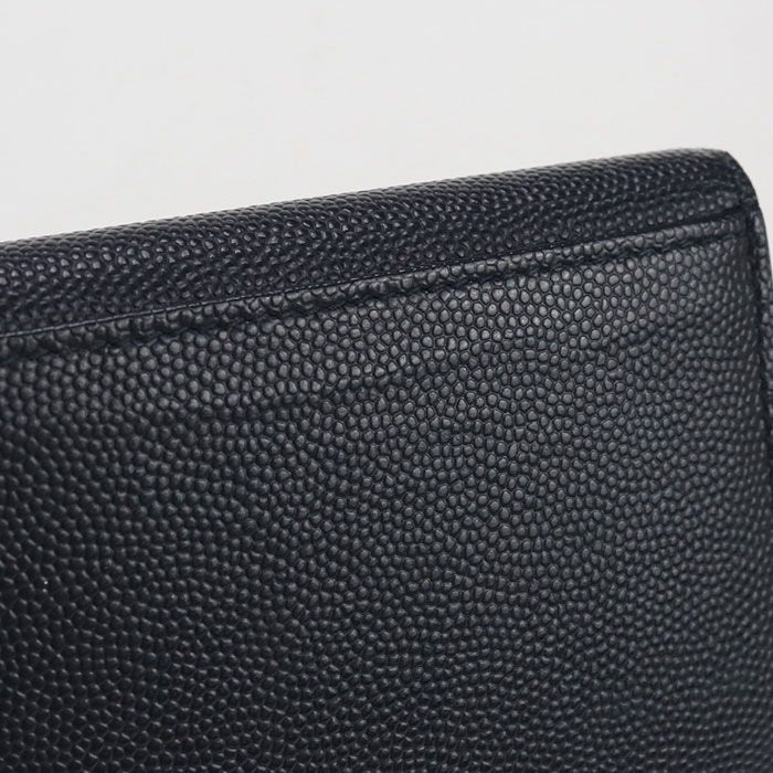 Saint Laurent Card Case 361730 Business Card Holder Leather Men's