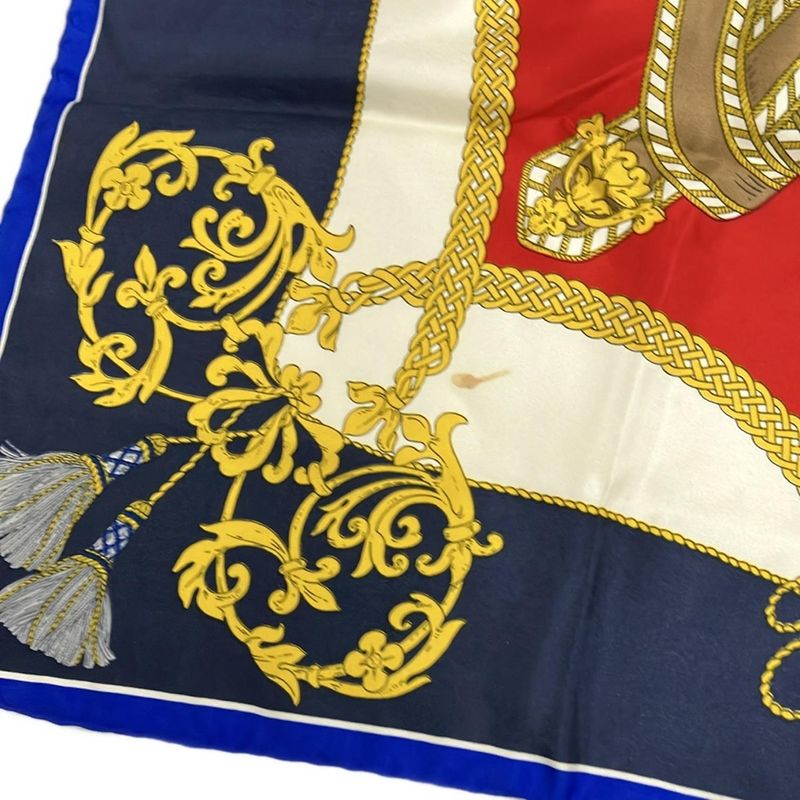 Celine Scarf - Ivory×red×multi