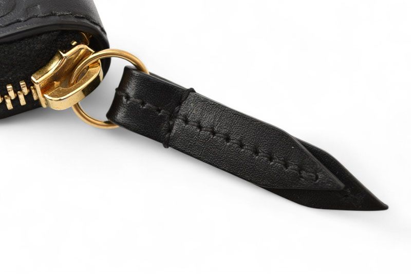 Gucci Coin Case Card Case Gucci Mini Wallet Coin Purse Guccissima 466492 Black