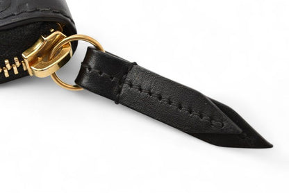 Gucci Coin Case Card Case Gucci Mini Wallet Coin Purse Guccissima 466492 Black