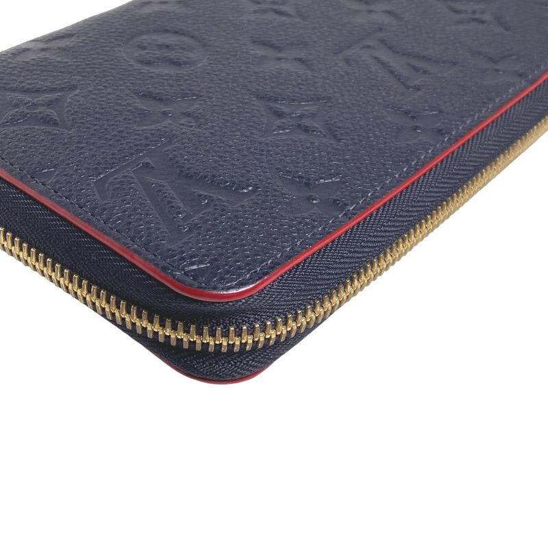 Louis Vuitton M62121 Empreinte Zippy Wallet Marline Rouge Long Wallet Louis