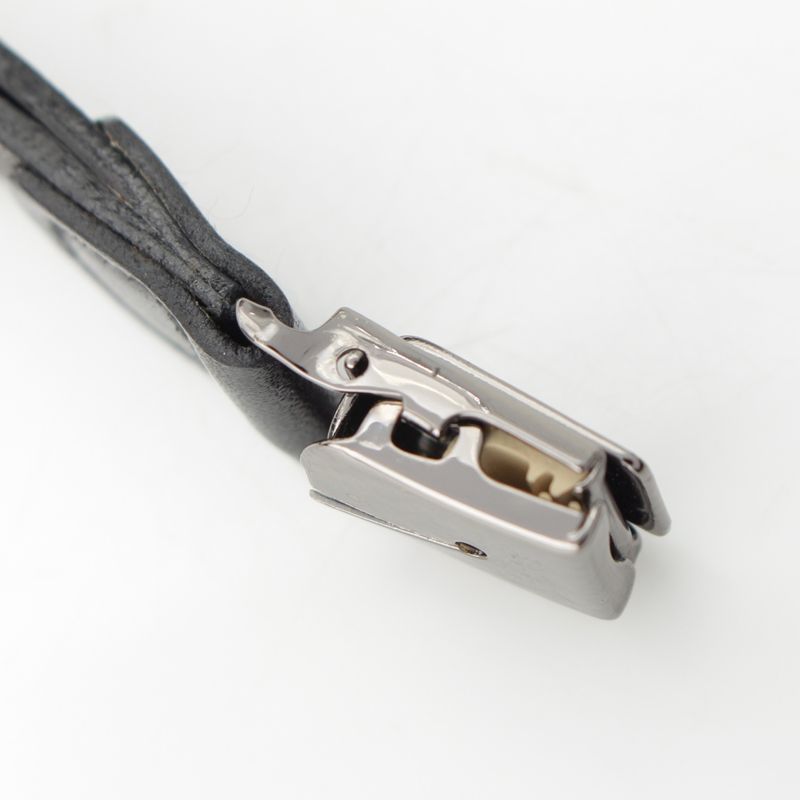 Chanel 03P Logo Coco Mark Suspenders Black