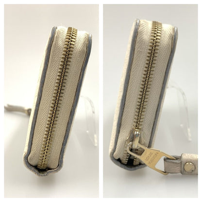 Louis Vuitton Monogram Empreinte Zippy Wallet Zipper Long Wallet M60546 White