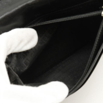 Chanel Icon Coco Mark NO5 Calf Black Ladies Long Wallet