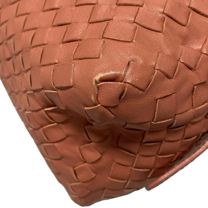 Bottega Veneta Shoulder Bag Intrecciato Pink Leather