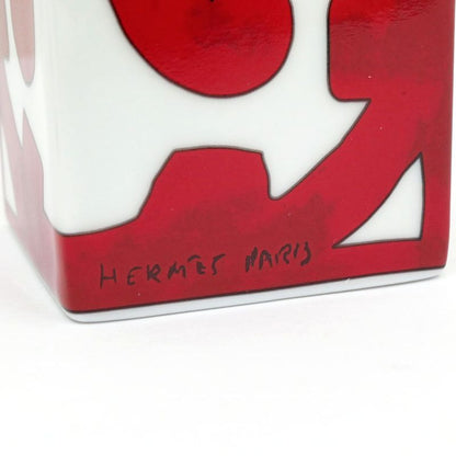 Hermes Small Box Gadalquivir White Red Pottery Accessories Others