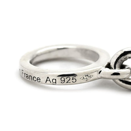 Hermes Necklace Chaine D'ancre Game Silver 925 Silver Star Ring Silver Sv925