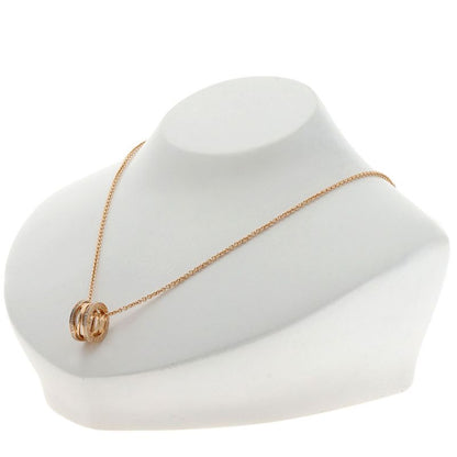 Bvlgari B-zero1 Bee Zero1 Design Legend Diamond Necklace 18K Pink Gold Ladies