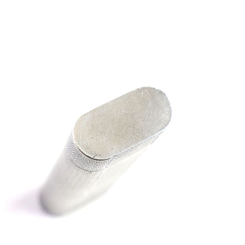  Cartier Oval All-over Roller Gas Lighter Silver Swiss Made Men's