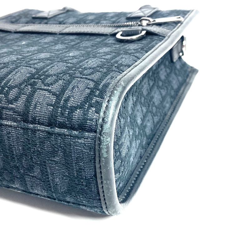 DIOR Handbag Safari North South Tote Bag 1espo311yky Leather / Canvas Black