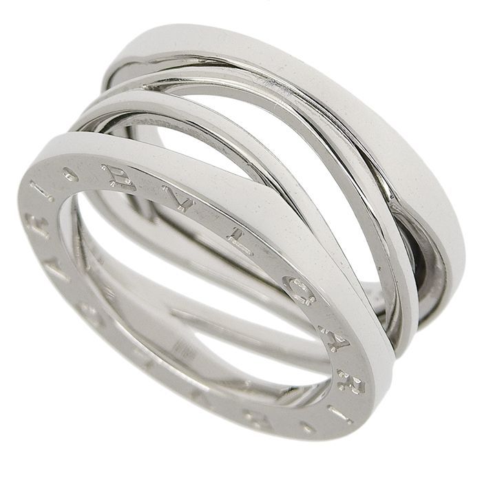 Bvlgari Bulgari B-zero1 Legend Ring 18K White Gold 750 White Gold #50 B-zero1