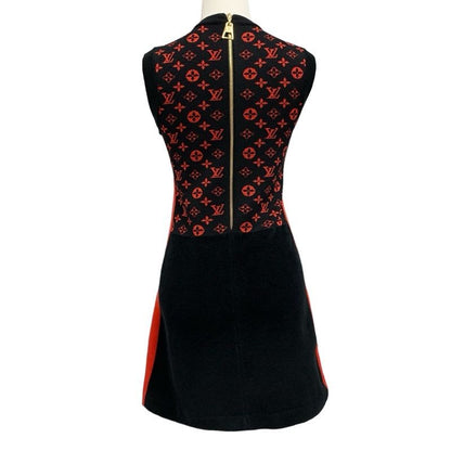 Louis Vuitton Dress Black Red Monogram