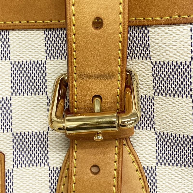 Louis Vuitton Tote Bag Damier Azure Hampstead MM N51206 White Women's