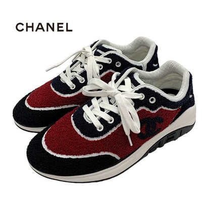 Chanel Sneakers Shoes Pile Coco Mark Multicolor Men's