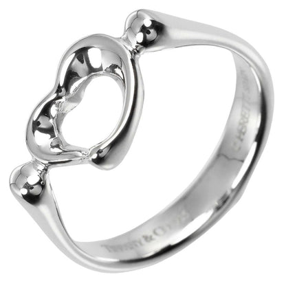 Tiffany & Co Open Heart Silver 925 Size 8 Ladies 2.5g Ring