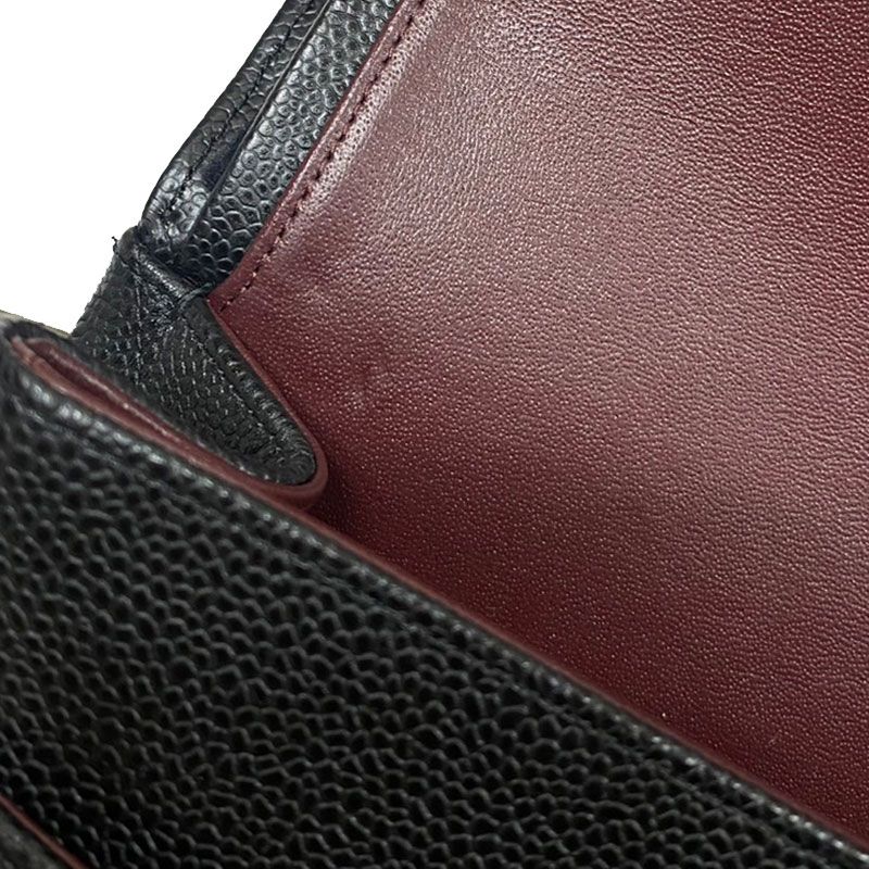 Chanel Matelasse 30 Chain Shoulder Bag W Flap Black And Silver