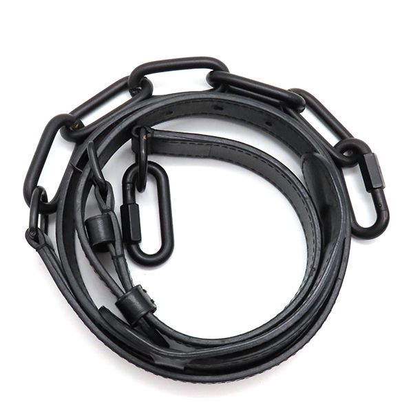 Louis Vuitton Shoulder Bag Soft Trunk Monogram Mesh Black Hardware Black M53964