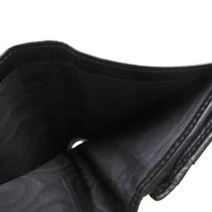 Gucci Wallet Ladies Women Leather Genuine Black 456126 Black Leather Card Case