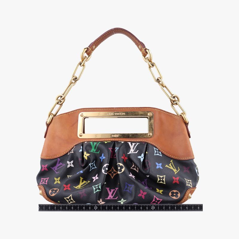 Louis Vuitton Judy PM Noir Black Monogram Multicolor M40258 Th5019