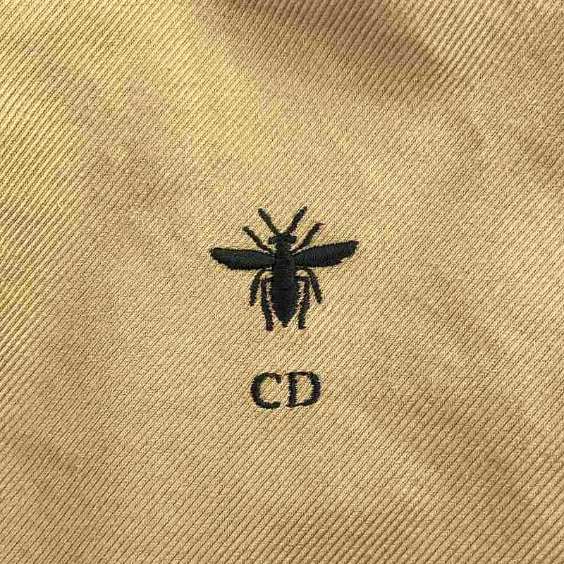 Christian DIOR | Front Logo Twill Cotton Anorak Jacket BEE Embroidery Unisex