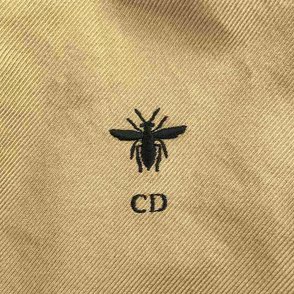 Christian DIOR | Front Logo Twill Cotton Anorak Jacket BEE Embroidery Unisex