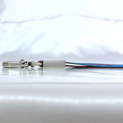 Chanel Neck Strap Blue Red Sport Ec20202 Excellent Condition
