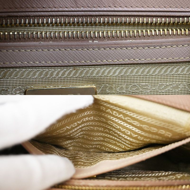 Prada Hand Shoulder Bag 2WAY Saffiano Leather Pink 14ka872