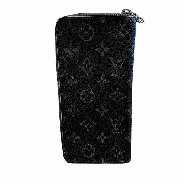 Louis Vuitton Monogram Eclipse Zippy Wallet Vertical M62295 Long Wallet For Men
