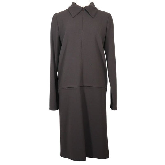 Gucci Wool And Spandex Brown Women's Dress