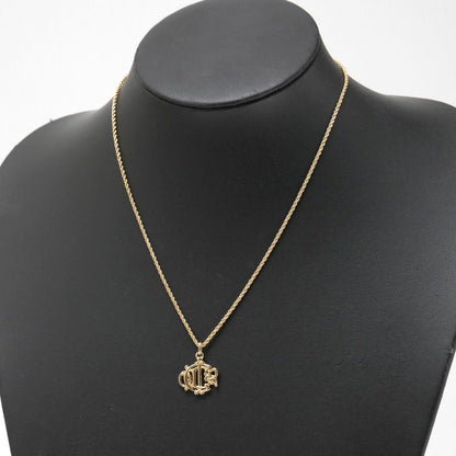 Christian DIOR Vintage Necklace Logo Gold Made In Germany 20241008 Ra1395