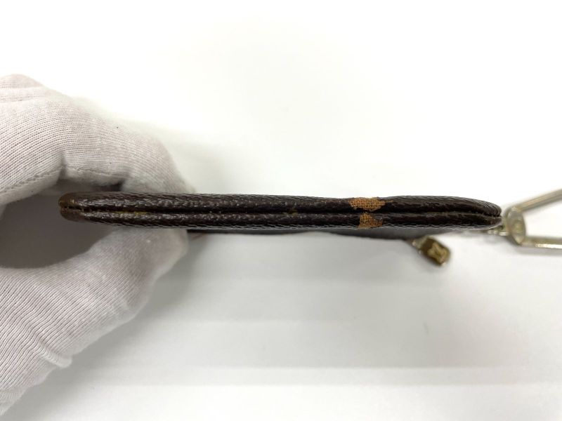 Louis Vuitton Monogram Pochette Cles Coin Case M62650 Brown Made In France