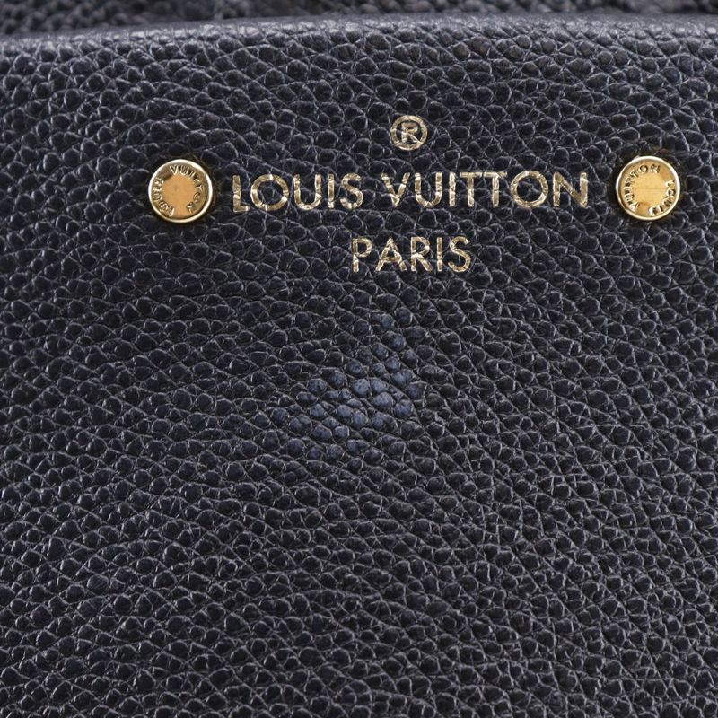 Louis Vuitton Sorbonne M44016 Monogram Empreinte Black Ca2128 Women's Backpack/d
