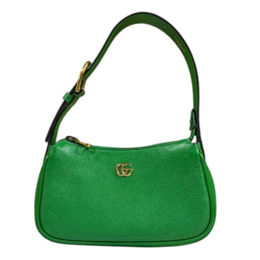 Gucci Aphrodite Mini GG Marmont Handbag Leather 739076 Green Ladies Gucci
