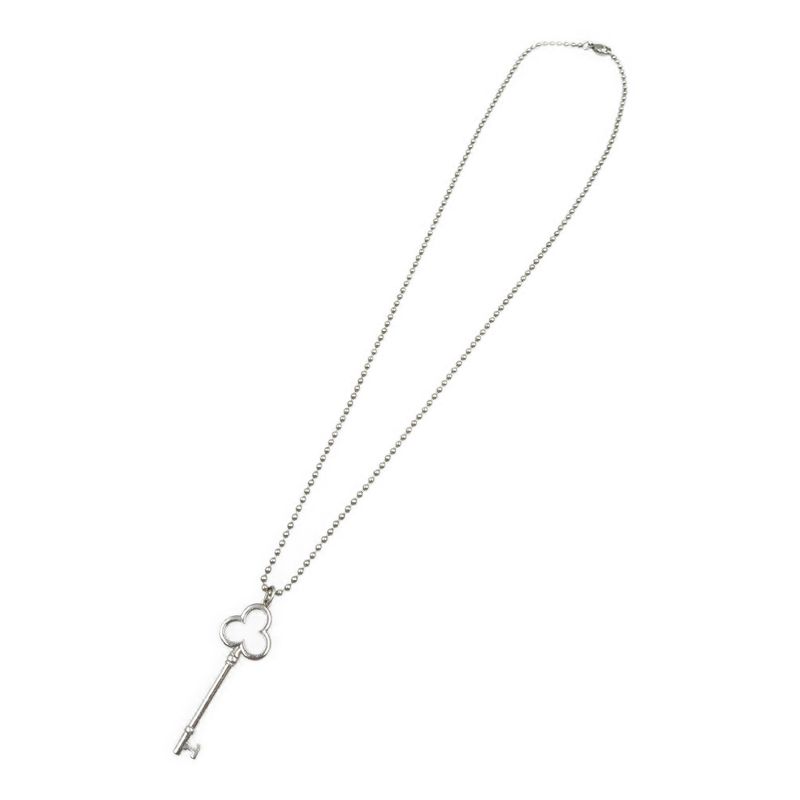 Tiffany & Co Trefoil Key 925 Silver Necklace 0017 Tiffany & Co