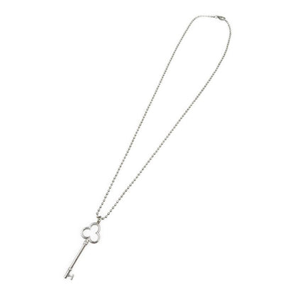 Tiffany & Co Trefoil Key 925 Silver Necklace 0017 Tiffany & Co
