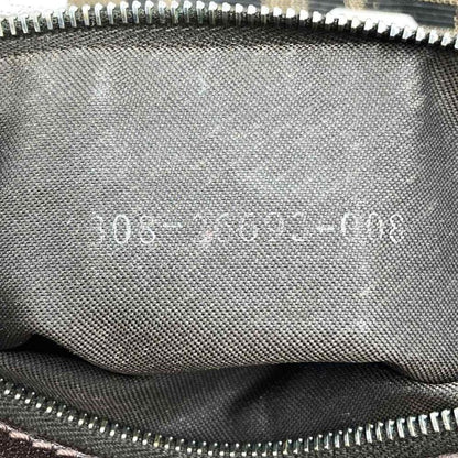 Fendi Zucca Handbag Tote Bag Nylon Brown Khaki Women