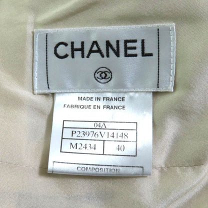 CHANEL Vintage 04A P23949/p23976 Tweed Jacket + Skirt Setup Suit With