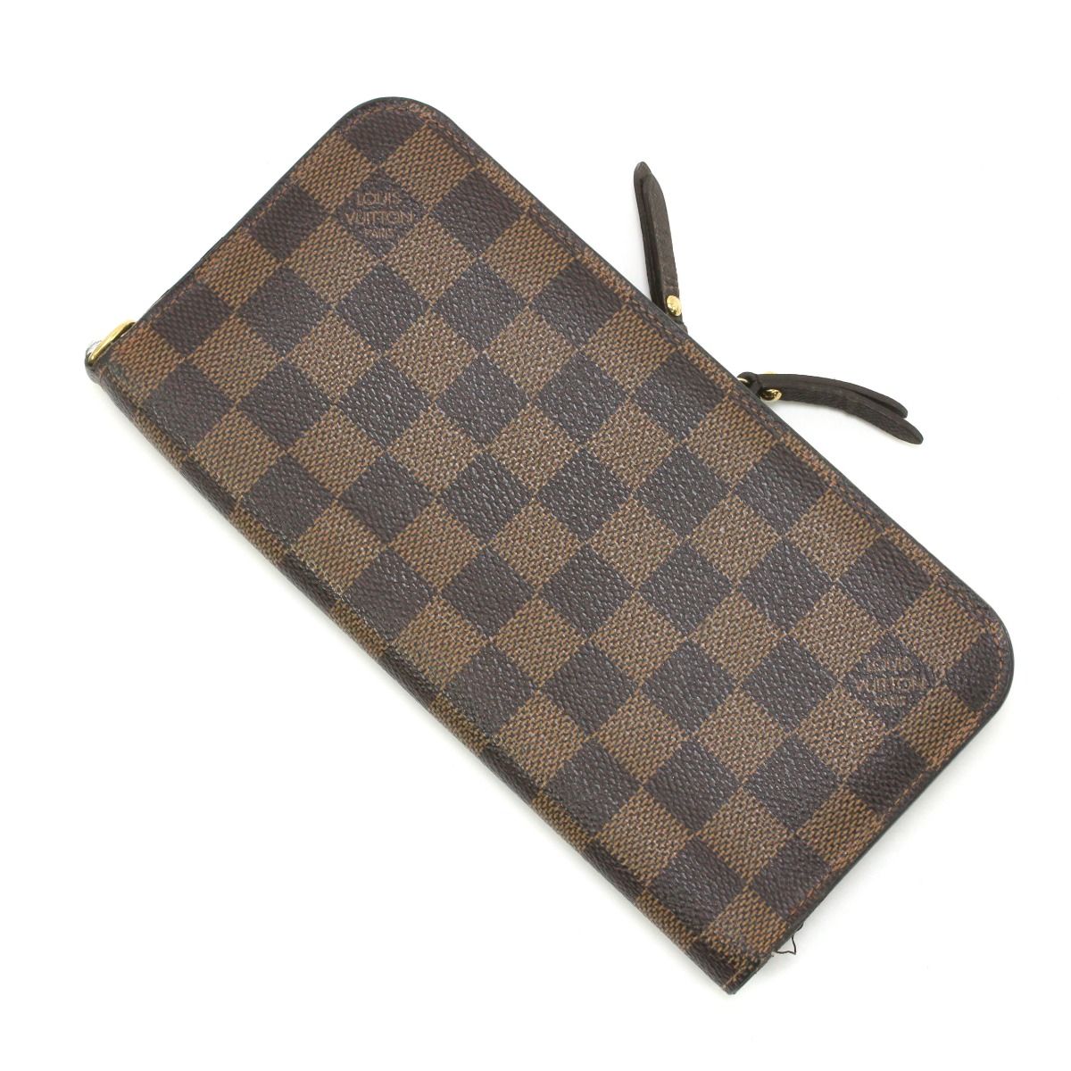Louis Vuitton Damier Portefeuille Insolite Long Wallet with Initials
