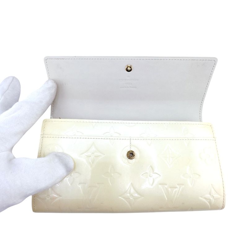 Louis Vuitton M91382 Vernis Zip Long Wallet Pochette Portmonnais Cles Di Pe Lou