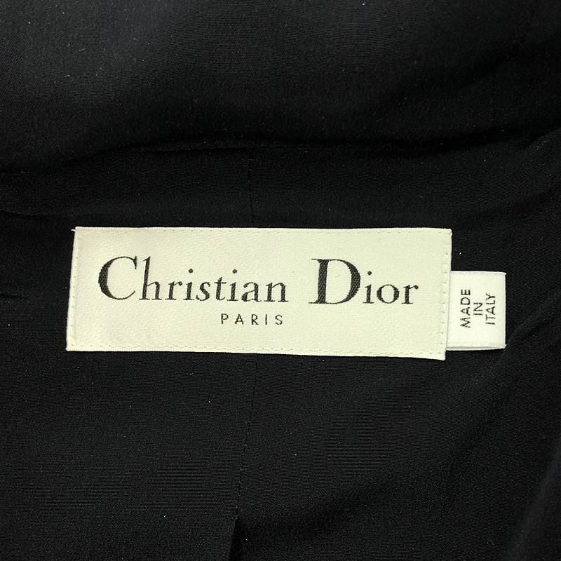Christian DIOR | Hooded Blouson Fly Front Short Jacket Hoodie Fully Lined | 34