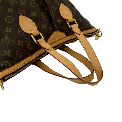 Louis Vuitton Palermo PM Monogram Leather 2-Way Handbag Shoulder Bag Brown 34145