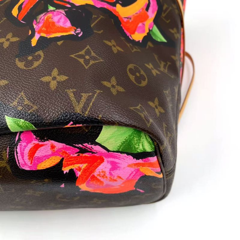 Louis Vuitton Neverfull MM Monogram Rose Monogram Rose Leather X PVC Pink X