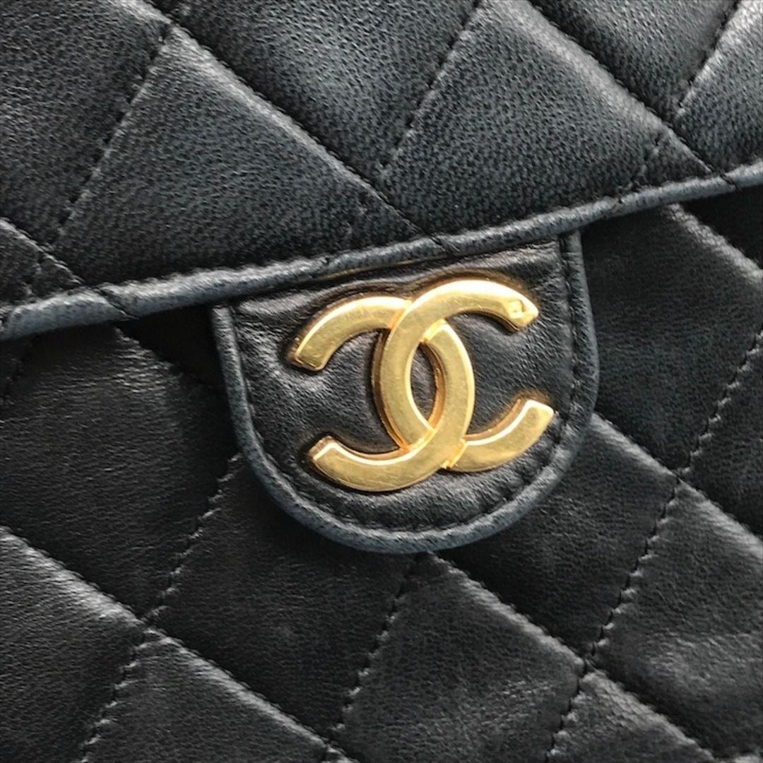 CHANEL 24K Timeless Classic Vintage Small Single Flap Bag Chain Purse