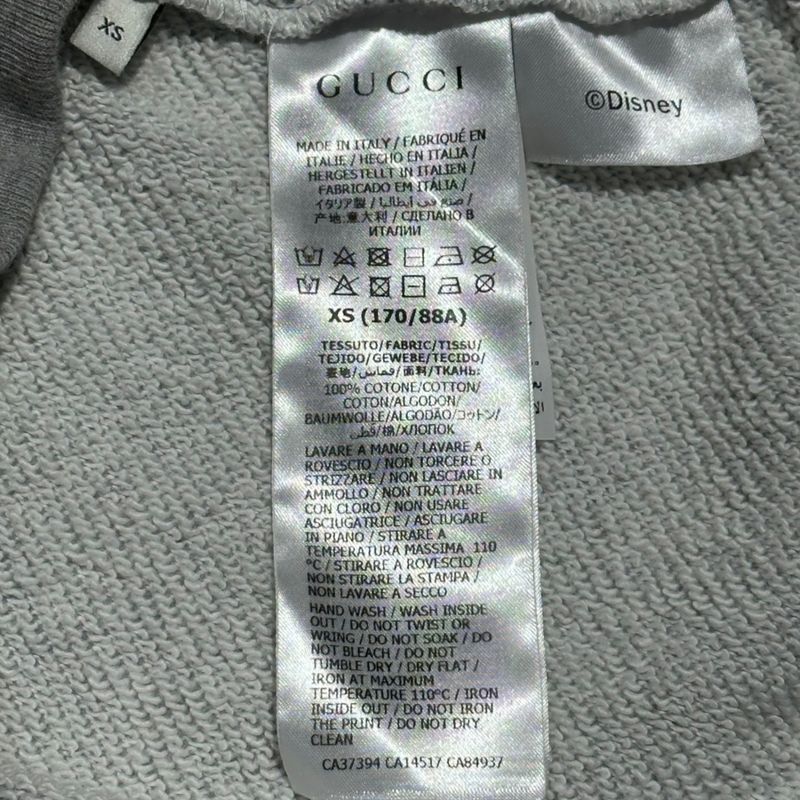 Gucci×disney Mickey Printed Logo Hoodie Mickey Printed Logo Hoodie 604218 XS